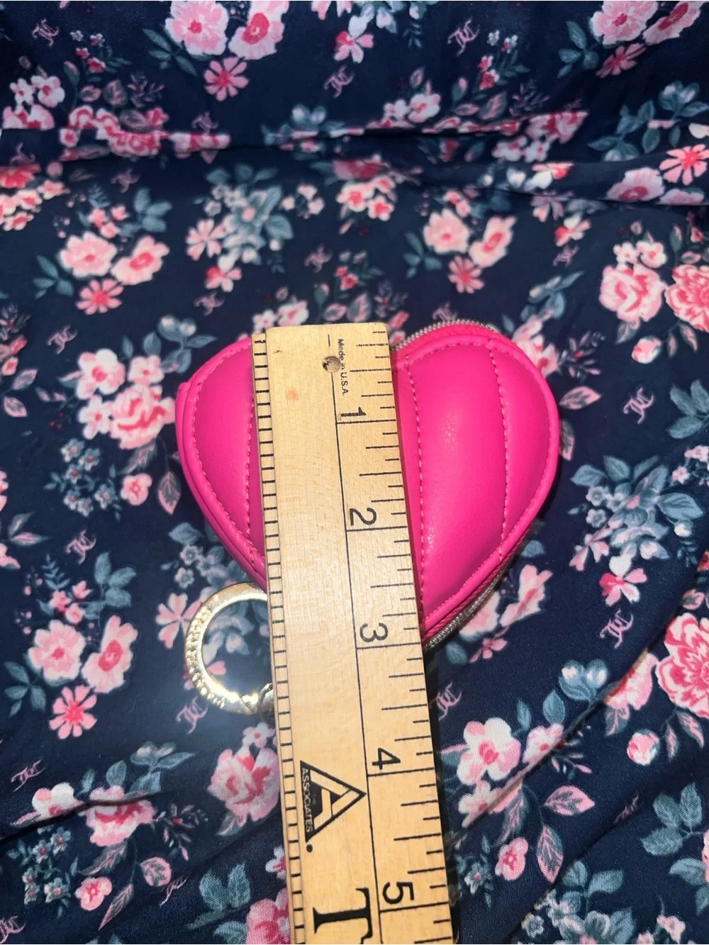Victoria’s Secret puffy pink heart coin pouch keychain - Picture 6 of 6